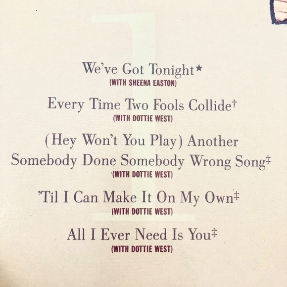 KENNY Rogers, Duets, Vinyl, Record Album, Vintage, 1980s, Nice Condition - Picture 3 of 12